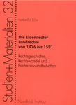 Die Eiderstedter Landrechte von 1426 bis 1951. Rechtsgeschichte, Rechtswandel und Rechtsverwandschaften